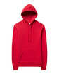Alternative Adult Eco Cozy Fleece Pullover Hooded Sweatshirt apple red OFFront