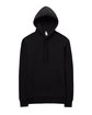 Alternative Adult Eco Cozy Fleece Pullover Hooded Sweatshirt BLACK OFFront
