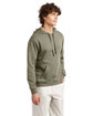 Alternative Adult Eco Cozy Fleece Pullover Hooded Sweatshirt military ModelQrt