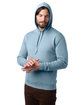 Alternative Adult Eco Cozy Fleece Pullover Hooded Sweatshirt light blue ModelQrt