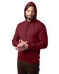Alternative Adult Eco Cozy Fleece Pullover Hooded Sweatshirt CURRANT ModelQrt