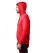 Alternative Adult Eco Cozy Fleece Pullover Hooded Sweatshirt APPLE RED ModelSide