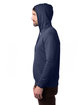 Alternative Adult Eco Cozy Fleece Pullover Hooded Sweatshirt midnight navy ModelSide