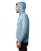 Alternative Adult Eco Cozy Fleece Pullover Hooded Sweatshirt light blue ModelSide