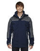 North End Adult 3-in-1 Seam-Sealed Mid-Length Jacket with Piping  