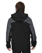 North End Adult 3-in-1 Seam-Sealed Mid-Length Jacket with Piping black ModelBack