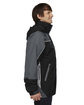 North End Adult 3-in-1 Seam-Sealed Mid-Length Jacket with Piping black ModelSide
