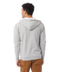 Alternative Unisex Eco-Cozy Fleece Zip Hooded Sweatshirt heather grey ModelBack