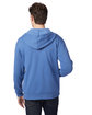 Alternative Unisex Eco-Cozy Fleece Zip Hooded Sweatshirt heritage royal ModelBack