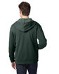 Alternative Unisex Eco-Cozy Fleece Zip Hooded Sweatshirt varsity green ModelBack