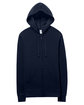 Alternative Unisex Eco-Cozy Fleece Zip Hooded Sweatshirt midnight navy FlatFront