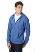 Alternative Unisex Eco-Cozy Fleece Zip Hooded Sweatshirt heritage royal ModelQrt