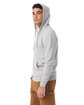 Alternative Unisex Eco-Cozy Fleece Zip Hooded Sweatshirt heather grey ModelSide