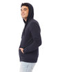 Alternative Unisex Eco-Cozy Fleece Zip Hooded Sweatshirt black ModelSide