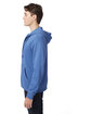 Alternative Unisex Eco-Cozy Fleece Zip Hooded Sweatshirt heritage royal ModelSide