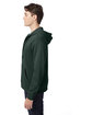 Alternative Unisex Eco-Cozy Fleece Zip Hooded Sweatshirt varsity green ModelSide