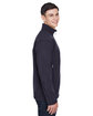 North End Men's Three-Layer Fleece Bonded Performance Soft Shell Jacket midnight navy ModelSide