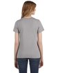 Anvil Ladies' Lightweight T-Shirt SILVER ModelBack