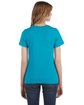 Gildan Ladies' Lightweight T-Shirt CARIBBEAN BLUE ModelBack