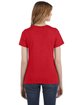 Gildan Ladies' Lightweight T-Shirt HEATHER RED ModelBack