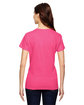 Gildan Ladies' Lightweight T-Shirt NEON PINK ModelBack