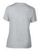Gildan Ladies' Lightweight T-Shirt HEATHER GREY FlatBack