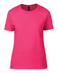 Gildan Ladies' Lightweight T-Shirt HOT PINK FlatFront