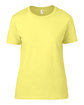 Gildan Ladies' Lightweight T-Shirt SPRING YELLOW FlatFront