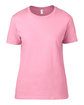 Gildan Ladies' Lightweight T-Shirt CHARITY PINK OFFront