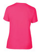 Gildan Ladies' Lightweight T-Shirt HOT PINK OFBack