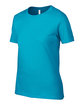 Gildan Ladies' Lightweight T-Shirt CARIBBEAN BLUE OFQrt
