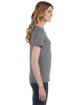 Gildan Ladies' Lightweight T-Shirt STORM GREY ModelSide