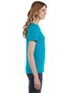 Gildan Ladies' Lightweight T-Shirt CARIBBEAN BLUE ModelSide