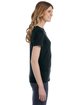Gildan Ladies' Lightweight T-Shirt BLACK ModelSide
