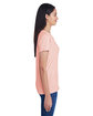 Gildan Ladies' Lightweight T-Shirt DUSTY ROSE ModelSide