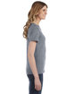 Gildan Ladies' Lightweight T-Shirt GRAPHITE HEATHER ModelSide