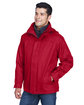 North End Adult 3-in-1 Jacket molten red ModelQrt