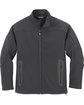 North End Men's Three-Layer Fleece Bonded Soft Shell Technical Jacket GRAPHITE OFFront