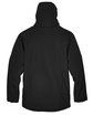 North End Men's Glacier Insulated Three-Layer Fleece Bonded Soft Shell Jacket with Detachable Hood BLACK FlatBack