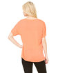 Bella + Canvas Ladies' Slouchy V-Neck T-Shirt coral ModelBack