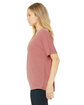 Bella + Canvas Ladies' Slouchy V-Neck T-Shirt mauve ModelSide