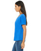 Bella + Canvas Ladies' Slouchy V-Neck T-Shirt tr royal triblnd ModelSide