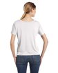 Bella + Canvas Ladies' Slouchy T-Shirt white ModelBack