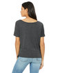 Bella + Canvas Ladies' Slouchy T-Shirt dark gry heather ModelBack