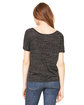 Bella + Canvas Ladies' Slouchy T-Shirt black marble ModelBack