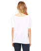 Bella + Canvas Ladies' Slouchy T-Shirt white slub ModelBack