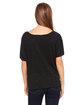 Bella + Canvas Ladies' Slouchy T-Shirt black speckled ModelBack