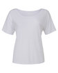 Bella + Canvas Ladies' Slouchy T-Shirt white OFFront