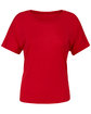 Bella + Canvas Ladies' Slouchy T-Shirt red OFFront