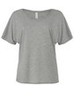 Bella + Canvas Ladies' Slouchy T-Shirt athletic heather OFFront